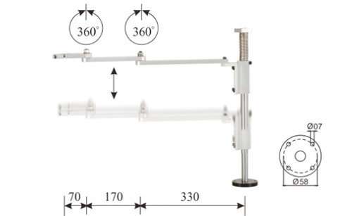 Braço Articulado SR 05 Raio 20mm