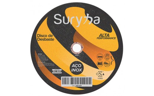 Disco de Desbaste 180 X 7 X 22,23 Inox | Suryha