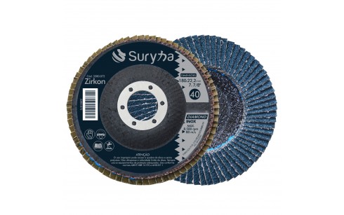 3380.094 - Disco Flap PFC 115mm Z40 Fibra Suryha Diamond