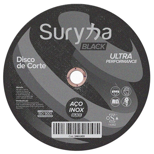 Disco de Corte Black 178 x 1.9 Inox | Suryha