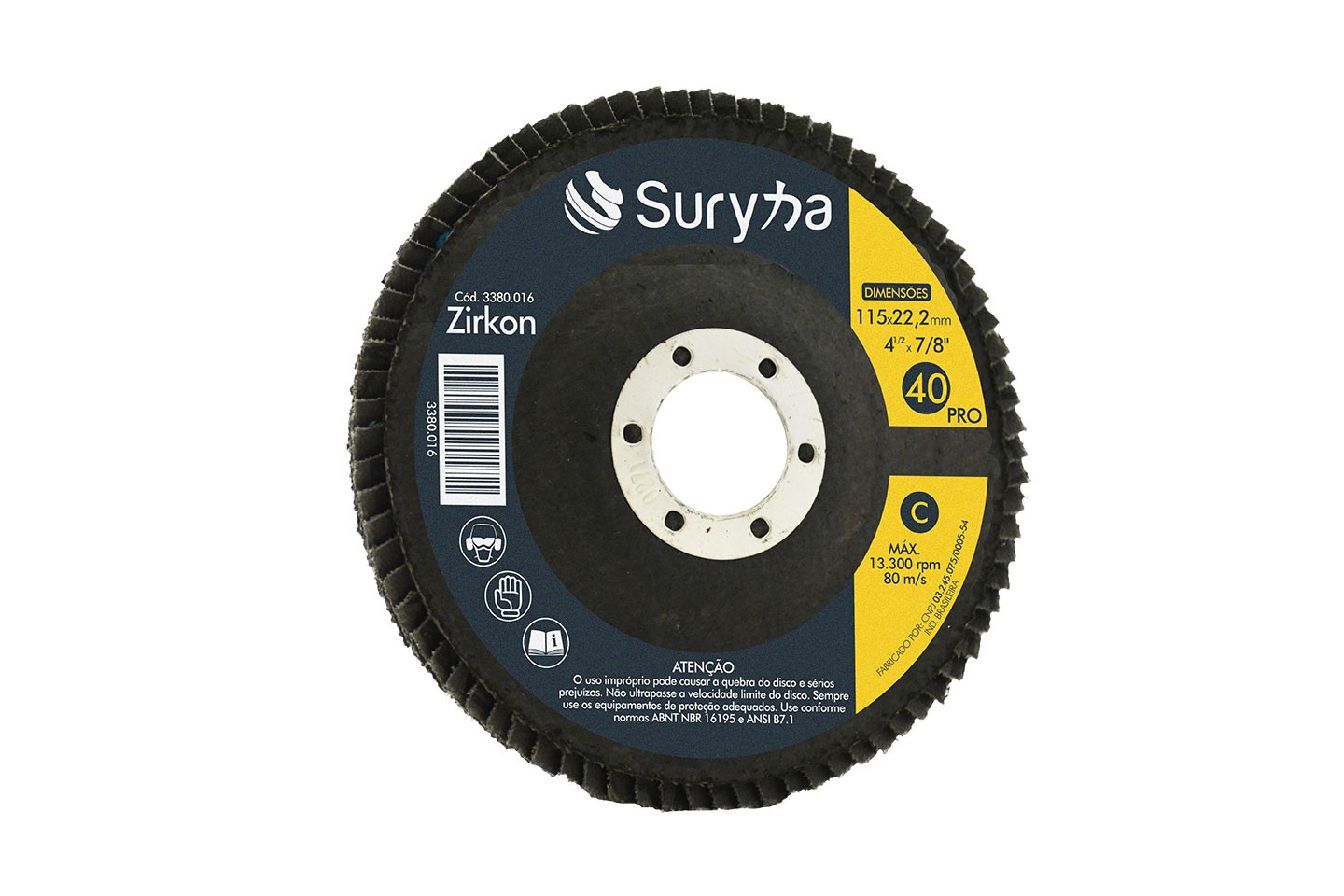 Disco Flap PFC 115 Z40 Fibra Pro | Suryha