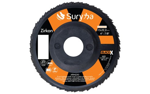 Disco Flap PPR 115 Z80 Plástico Suryha Black X
