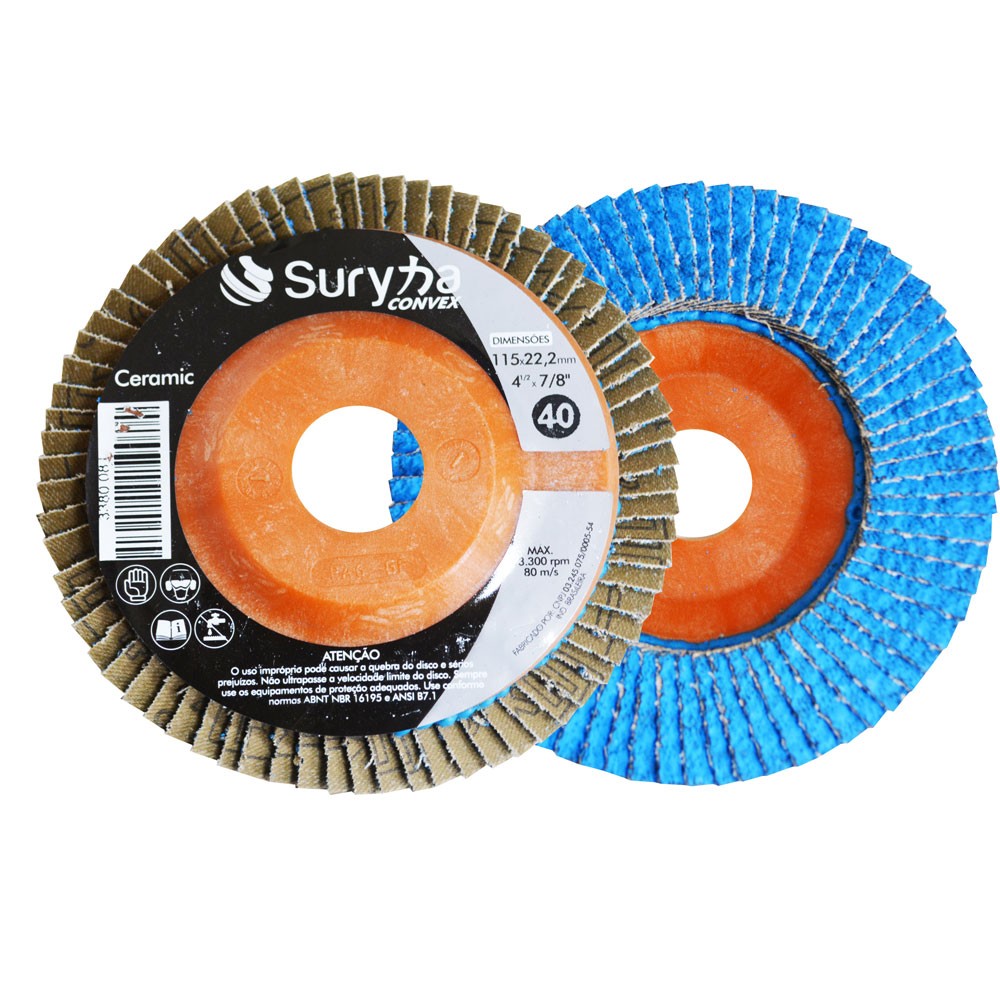 Disco Flap 115mm C40 Suryha Convex