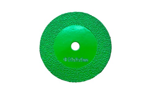 Disco Resinado Diamantado 50mm x 6mm para Vidro, Plástico e Fibra