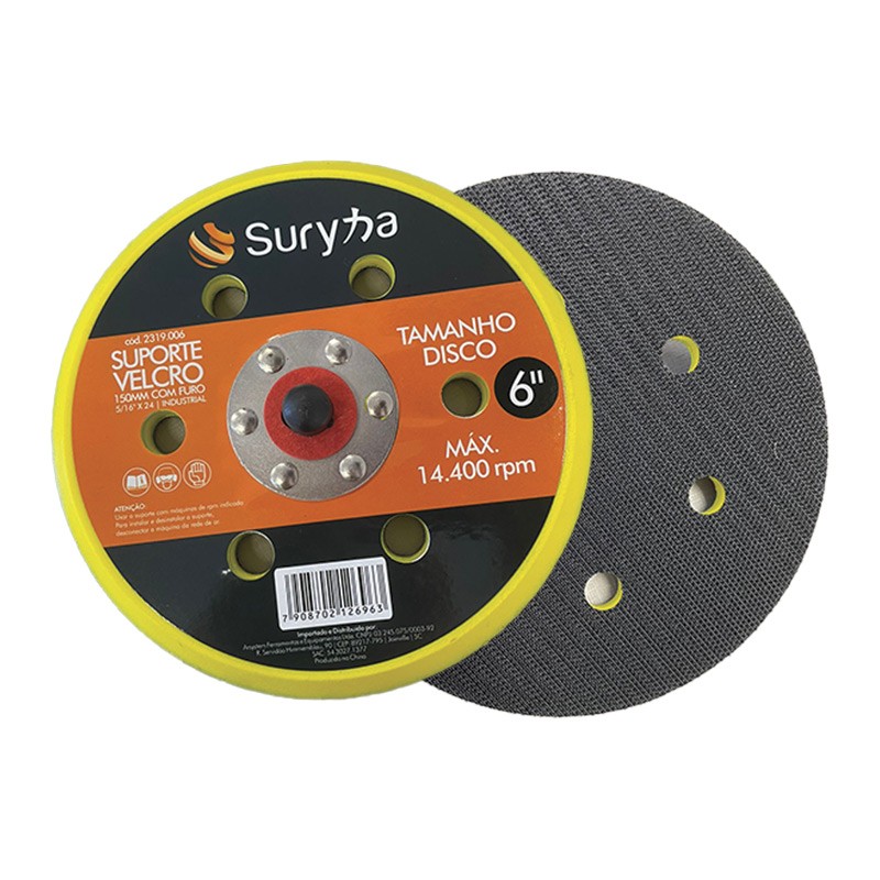Suporte Velcro 150mm com Furo 5/16 x 24 Industrial