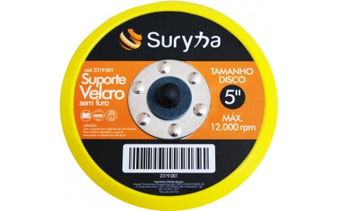 2319.001 - Supote Velcro 5" Sem Furo 10mm Suryha