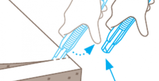 RETRAÇÃO AUTOMÁTICA DA LÂMINA - ELEVADA SEGURANÇA